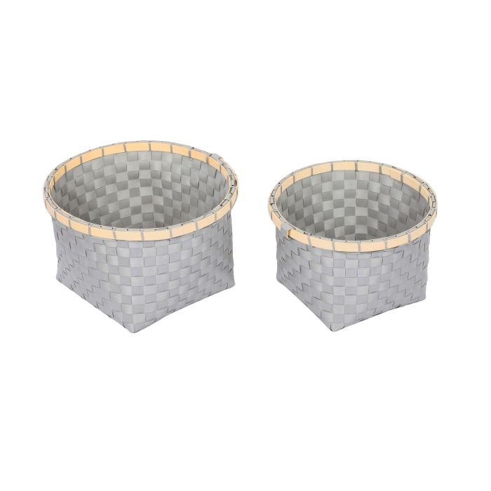 Confortime Set de 2 Cestas de Ordenación Redondas en PP (6 Unidades) 4