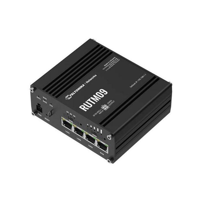 Teltonika Networks RUTM09 Router LTE Cat6 Robusto, 4G LTE Router, Doble SIM, 300 Mbps, 4 Puertos Gigabit RJ45, GNSS 1 Teltonika Networks RUTM09 Router LTE Cat6 Robusto, 4G LTE Router, Doble SIM, 300 Mbps, 4 Puertos Gigabit RJ45, GNSS 1