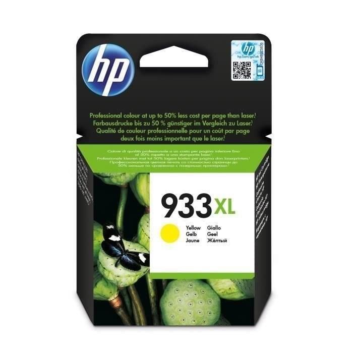 Cartucho de tinta original amarillo de alto rendimiento HP 933XL para HP OfficeJet 6100/6600/6700/7100/7510/7610 (CN056AE) Cartucho de tinta original amarillo de alto rendimiento HP 933XL para HP OfficeJet 6100/6600/6700/7100/7510/7610 (CN056AE)