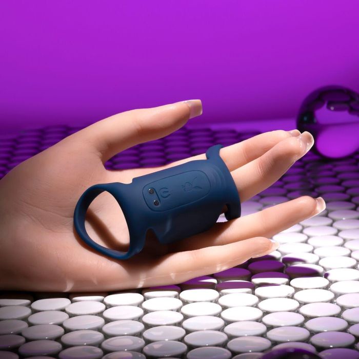 Anillo Vibrador Evolved Playboy Azul 10 Anillo Vibrador Evolved Playboy Azul 10