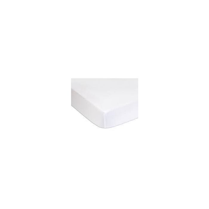 Juego de 2 sábanas bajeras Domiva - 70 x 140 cm - Jersey - Blanco/Gris verde 1 Juego de 2 sábanas bajeras Domiva - 70 x 140 cm - Jersey - Blanco/Gris verde 1