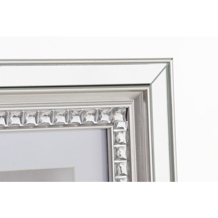 DKD Home Decor Marco de Fotos 20x25 cm Tradicional Ps y Cristal Dorado Plateado, 35x28x2 cm (4 Unidades) 2 DKD Home Decor Marco de Fotos 20x25 cm Tradicional Ps y Cristal Dorado Plateado, 35x28x2 cm (4 Unidades) 2