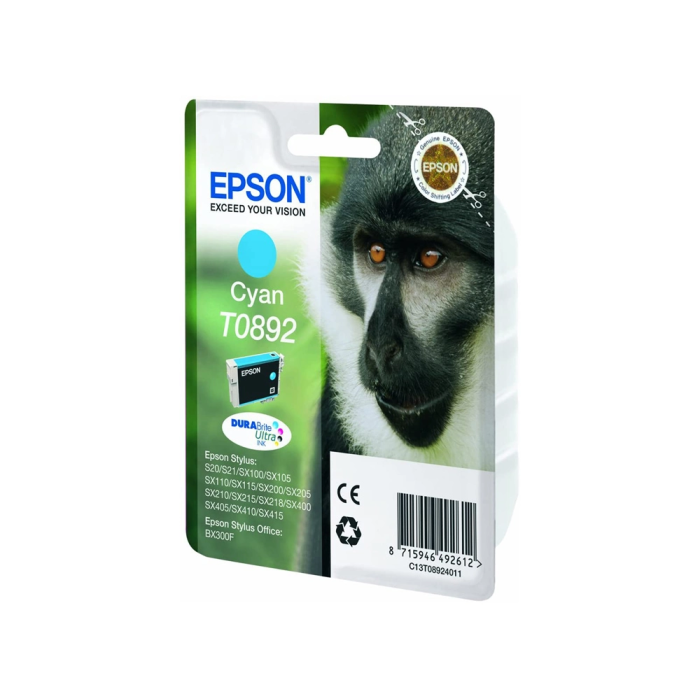 Epson Stylus S20/SX105/SX205/405 Cartucho Cian 1 Epson Stylus S20/SX105/SX205/405 Cartucho Cian 1