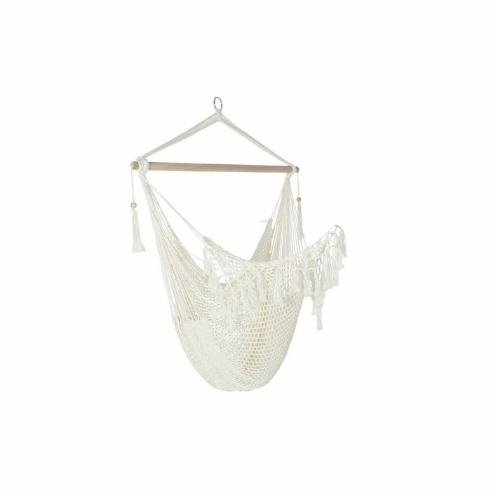 Silla Colgante Terraza Y Jardin DKD Home Decor Crudo 50 x 130 x 100 cm 4 Silla Colgante Terraza Y Jardin DKD Home Decor Crudo 50 x 130 x 100 cm 4