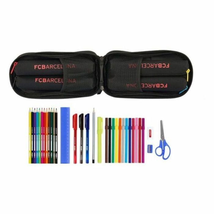 Plumier Mochila F.C. Barcelona Negro 12 x 23 x 5 cm (33 Piezas) 1 Plumier Mochila F.C. Barcelona Negro 12 x 23 x 5 cm (33 Piezas) 1
