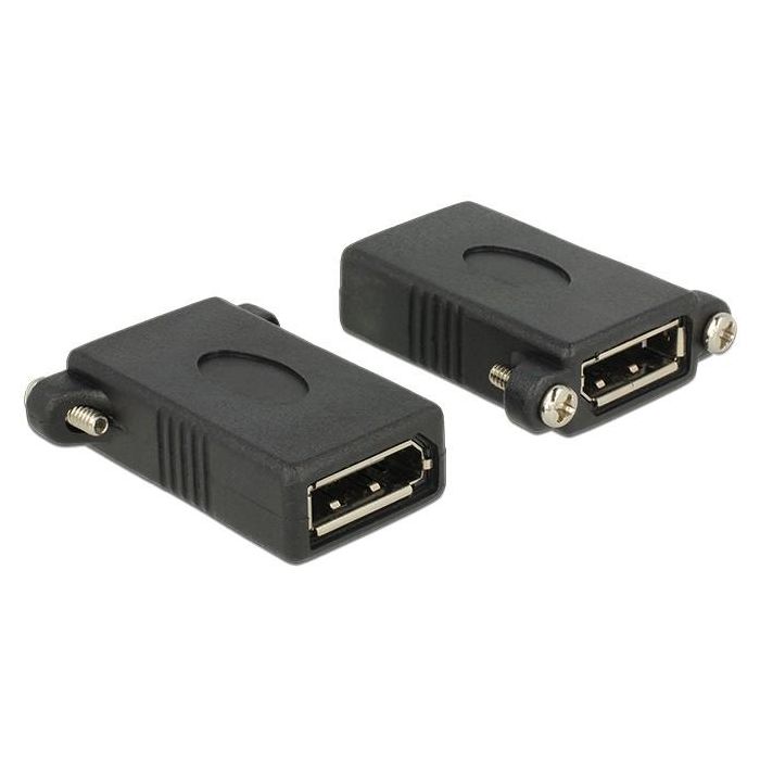 DeLOCK Adaptador DisplayPort 1.1 Hembra > DisplayPort Hembra para Montaje