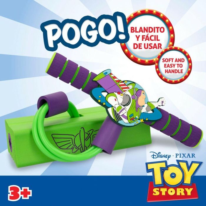 Saltador pogo Toy Story 3D Verde Infantil (4 Unidades) 3 Saltador pogo Toy Story 3D Verde Infantil (4 Unidades) 3