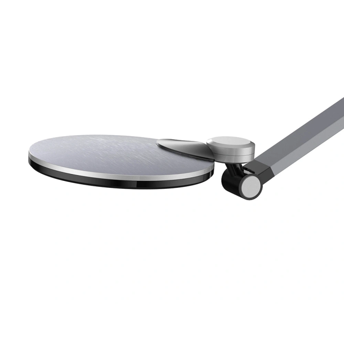 Q-connect Lámpara Escritorio LED 9W 600 LM Táctil 3 Niveles Blanca Cabeza Brazo Orientable Inalámbrica Negro 1