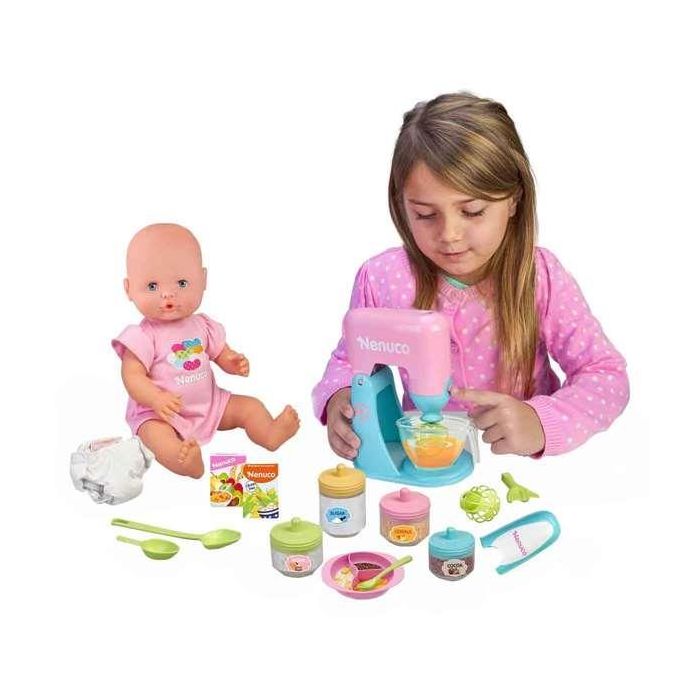 Muñeco nenuco ¿qué comemos hoy? con batidora normal y de reposteria y muchos accesorios 42 cm 4 Muñeco nenuco ¿qué comemos hoy? con batidora normal y de reposteria y muchos accesorios 42 cm 4