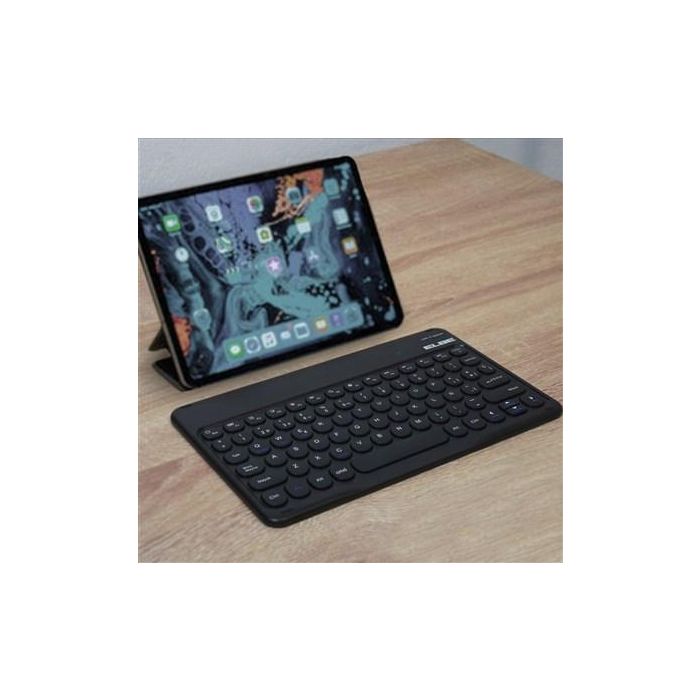 Elbe TE-102-BT Teclado Bluetooth Slim Negro para Windows, iOS, Android y Smart TV 5