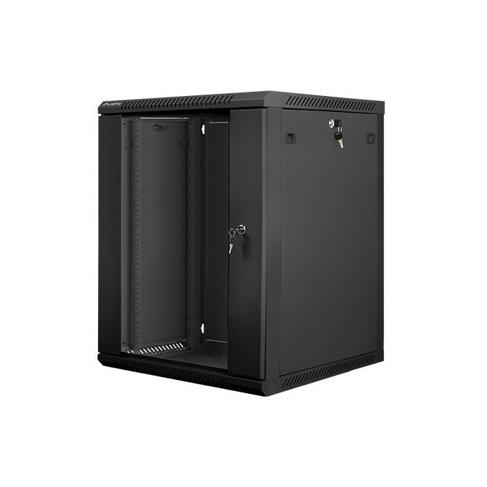 Lanberg WF01-6615-10B Armario Montaje en Pared 15U 600x600x774 mm Autoensamblaje, Negro, IP20, Máx. 60kg 4 Lanberg WF01-6615-10B Armario Montaje en Pared 15U 600x600x774 mm Autoensamblaje, Negro, IP20, Máx. 60kg 4