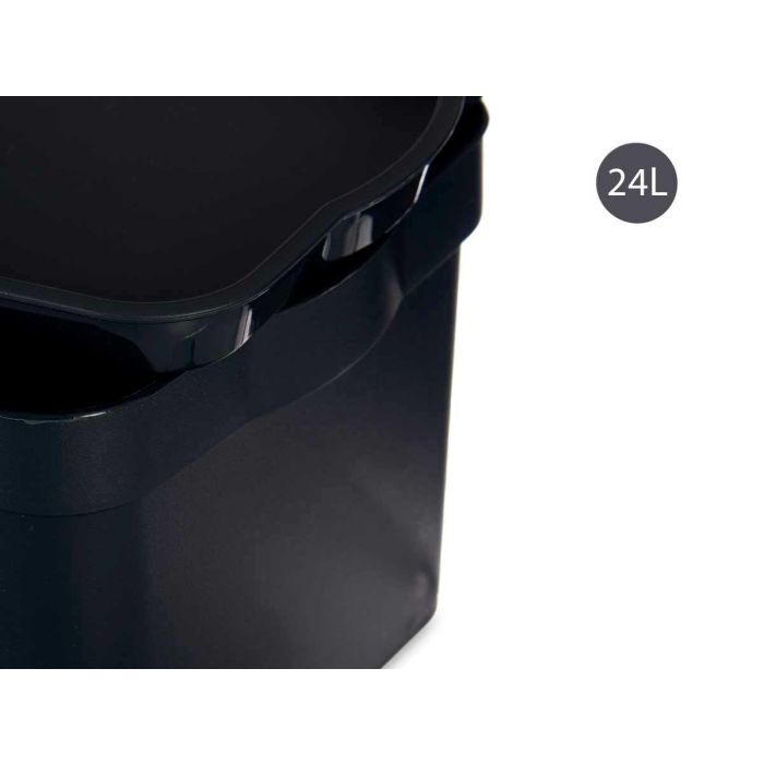 Caja Plastico Con Tapa 24L Crema Kipit 29X24CM (6 Unidades) 3 Caja Plastico Con Tapa 24L Crema Kipit 29X24CM (6 Unidades) 3