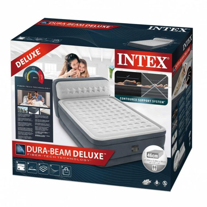 Cama Hinchable Intex Beam Deluxe Ultra Plush 152 x 46 x 236 cm 1 Cama Hinchable Intex Beam Deluxe Ultra Plush 152 x 46 x 236 cm 1