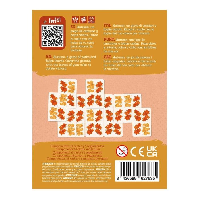 Devir Juego Autumn - Juego de Mesa para Niños 3+ años 3 Devir Juego Autumn - Juego de Mesa para Niños 3+ años 3