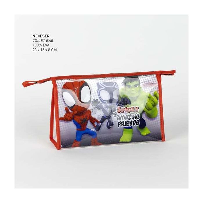 Neceser aseo de viaje con accesorios spidey 23.0 x 15.0 x 8.0 cm 1