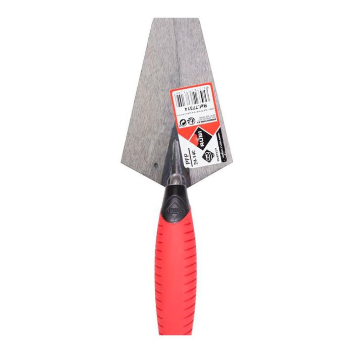 Rubi Paleta Baja 140mm PFP24-140 77314 para Mortero y Argamasa de Acero Alta Calidad con Mango Rubiflex 1