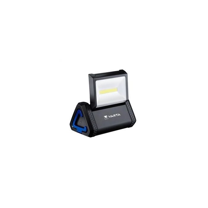 Varta 17648101421 Linterna de Trabajo LED Work Flex Area Light 3xAA, Resistente al Agua, con Gancho e Imán