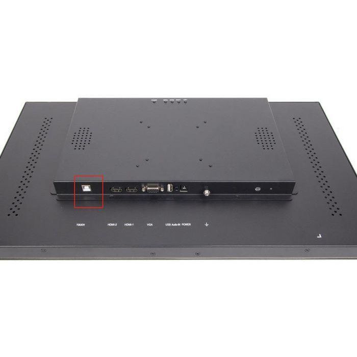 Ernitec Monitor Táctil 24" Full HD, LED Industrial, 24/7, Antivandálico y Resistente al Agua para CCTV 2