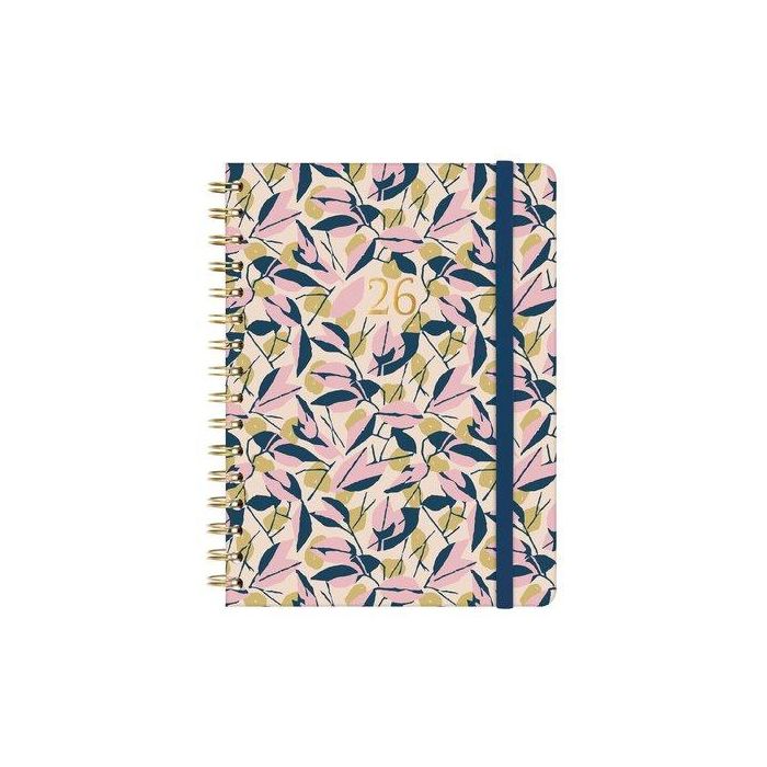 Finocam E10-155x212 mm Agenda Espiral You Tapa Dura 2026 SVH, esquinas microperforadas y set de adhesivos