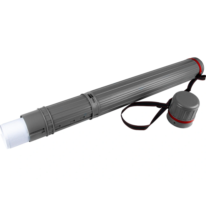 Liderpapel Portaplanos Diámetro 9 cm Extensible hasta 125 cm Gris 6