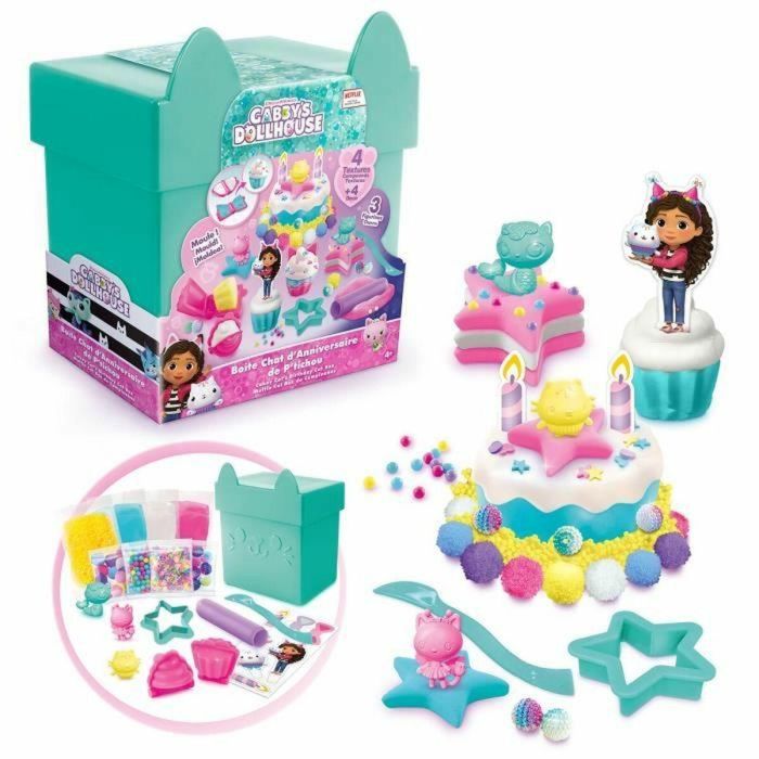 Canal Toys - GABBY Y LA CASA MÁGICA - Caja para Gatos Cumpleaños de P'tichou - GAB 015