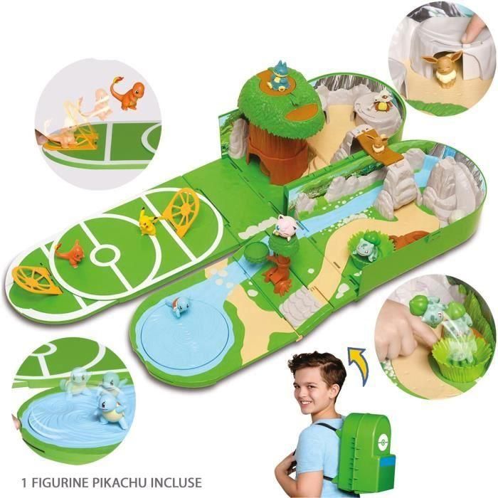 Bandai Pokémon Mochila de Entrenador Sasha Réplica con Correas Ajustables Compatible con Figuras Battle 5-8 cm para Niños +4 Años 2 Bandai Pokémon Mochila de Entrenador Sasha Réplica con Correas Ajustables Compatible con Figuras Battle 5-8 cm para Niños +4 Años 2