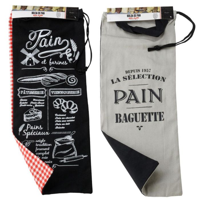 Totally Addict Bolsa Para Pan Bistrot Industriel Algodón 68x26 cm 2