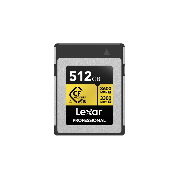 Lexar LCXEXP4512G-RNENG Memoria Flash CFexpress Tipo B 512 GB, Lectura 3600 MB/s, Escritura 3300 MB/s, Resistente