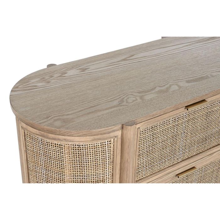 Cajonera Home ESPRIT Natural Madera de caucho Moderno 80 x 39 x 80 cm 5