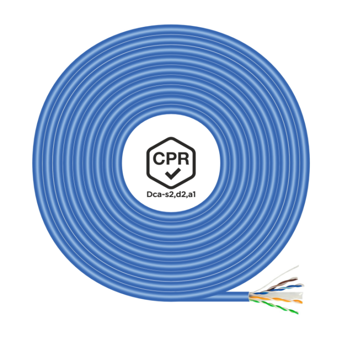 Bobina de Cable RJ45 UTP AWG24 LSZH CPR Dca Aisens A135-0662 Cat.6/ 100m/ Azul Bobina de Cable RJ45 UTP AWG24 LSZH CPR Dca Aisens A135-0662 Cat.6/ 100m/ Azul