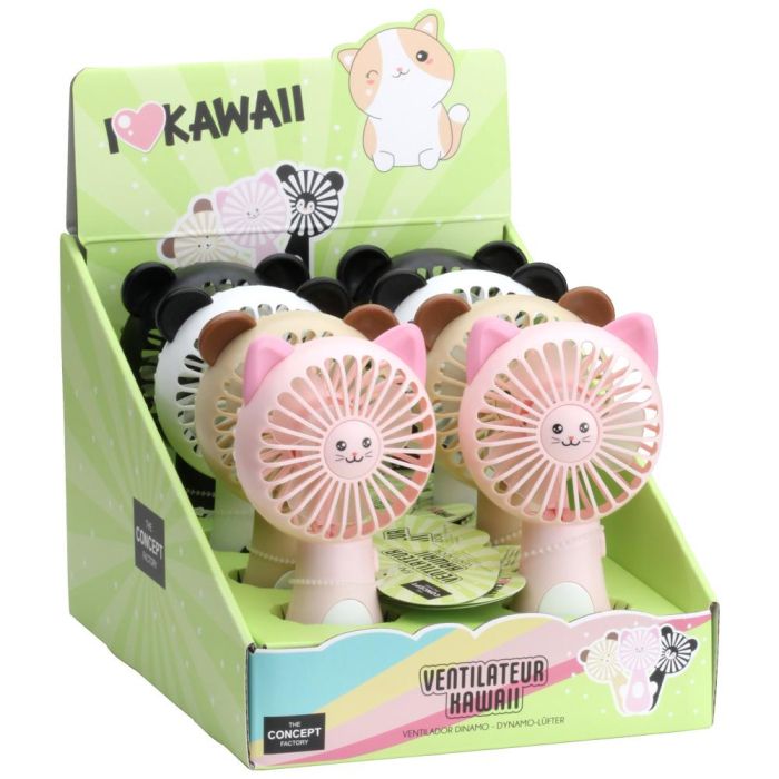 The Concept Factory Ventilador Kawaii Animal Portátil a Pilas AA Surtido - Modelos Oso, Pingüino, Gato, Panda 3 The Concept Factory Ventilador Kawaii Animal Portátil a Pilas AA Surtido - Modelos Oso, Pingüino, Gato, Panda 3