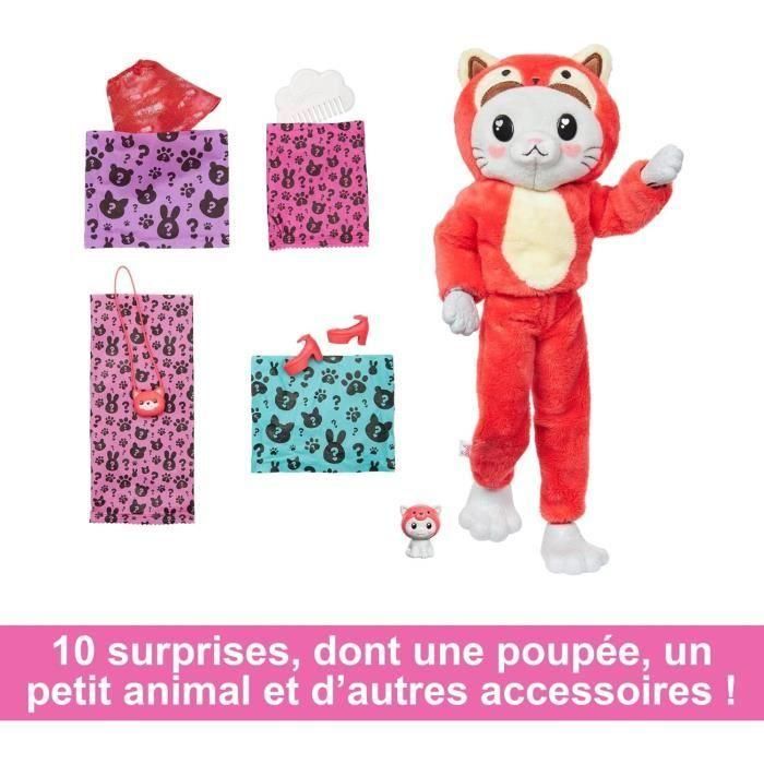 Barbie Cutie Reveal Disfraces Gatito Panda Rojo Hrk23 2