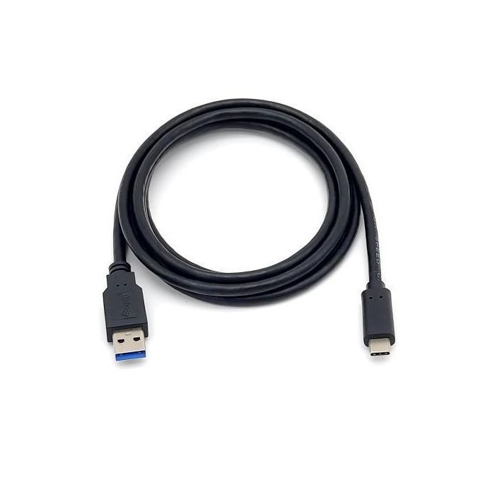 EQUIP Cable USB-A 3.2 a USB-C 128344, St/St, 2.00m, 3A/20V, Negro 1