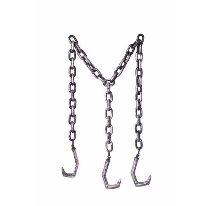 Accesorio para Disfraz My Other Me 180 X 55 X 5 cm Cadenas Carnicero Gris PVC (12) Accesorio para Disfraz My Other Me 180 X 55 X 5 cm Cadenas Carnicero Gris PVC (12)