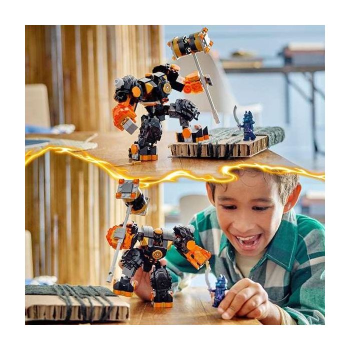 Juego de construccion meca elemental de la tierra de cole lego ninjago 21