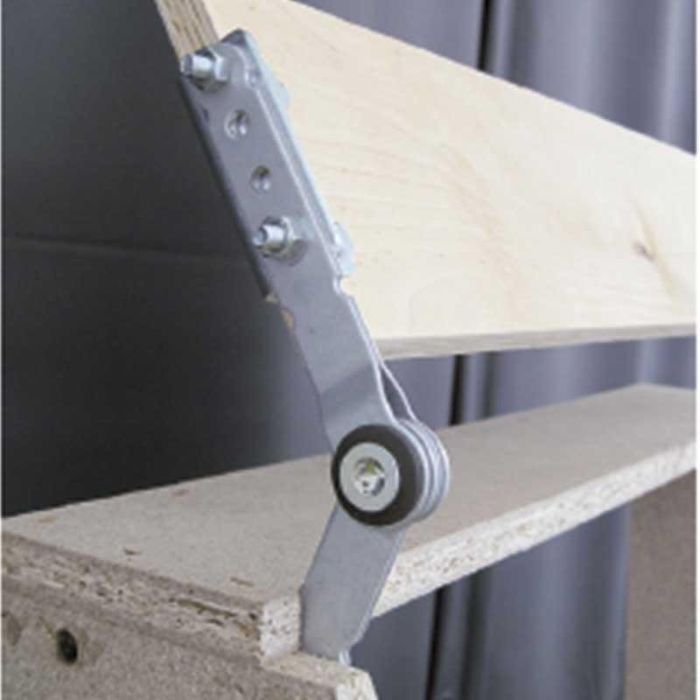 Hettich Fricoflex Juego Resorte Herraje 270º Par de Giro 10Nm para Montaje en Madera M6 o Armazones Tubulares Ø22x1.8mm 1