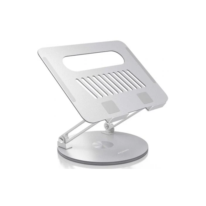 AISENS - SOPORTE DE SOBREMESA XL GIRATORIO AJUSTABLE PARA PORTATIL / TABLET 10-17, PLATA