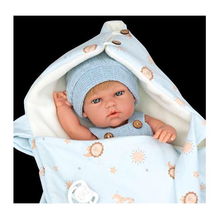 Muñeca elegance 30 cm natal azul c/portabebe (cuerpo vinyl, sexo niño) 3 Muñeca elegance 30 cm natal azul c/portabebe (cuerpo vinyl, sexo niño) 3