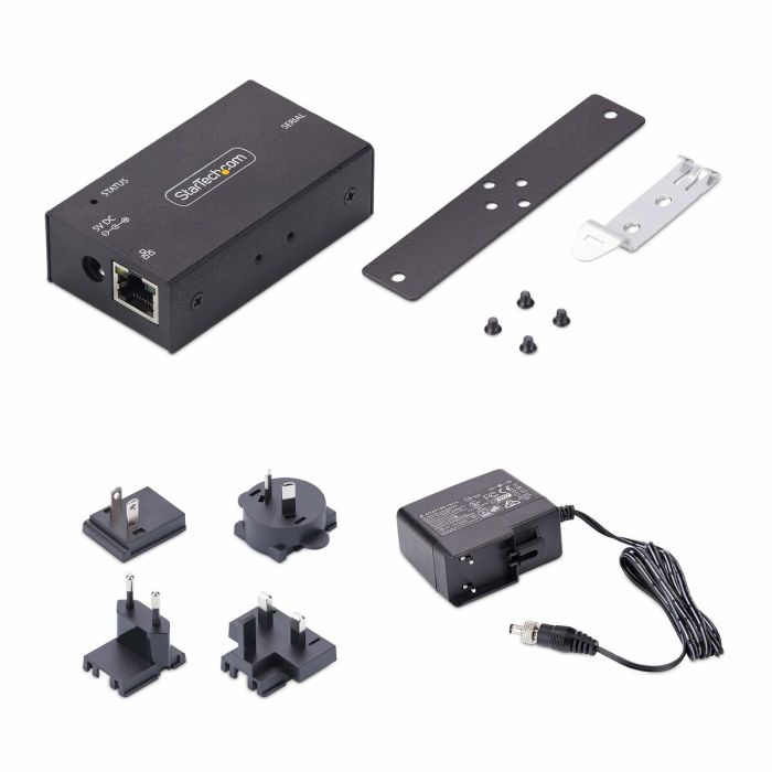 Cable USB Startech I13-SERIAL-ETHERNET Negro 1