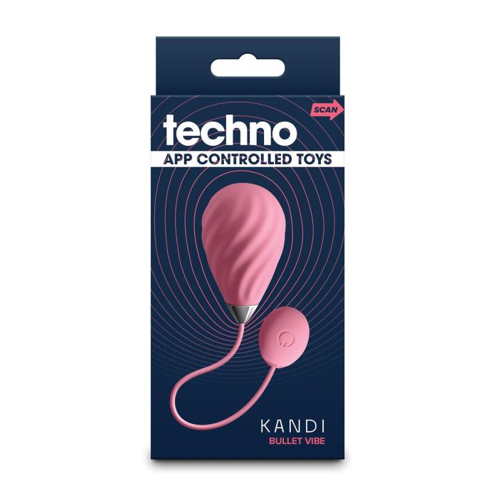 Huevo Vibrador NS Novelties Techno Kandi Rosa 1 Huevo Vibrador NS Novelties Techno Kandi Rosa 1