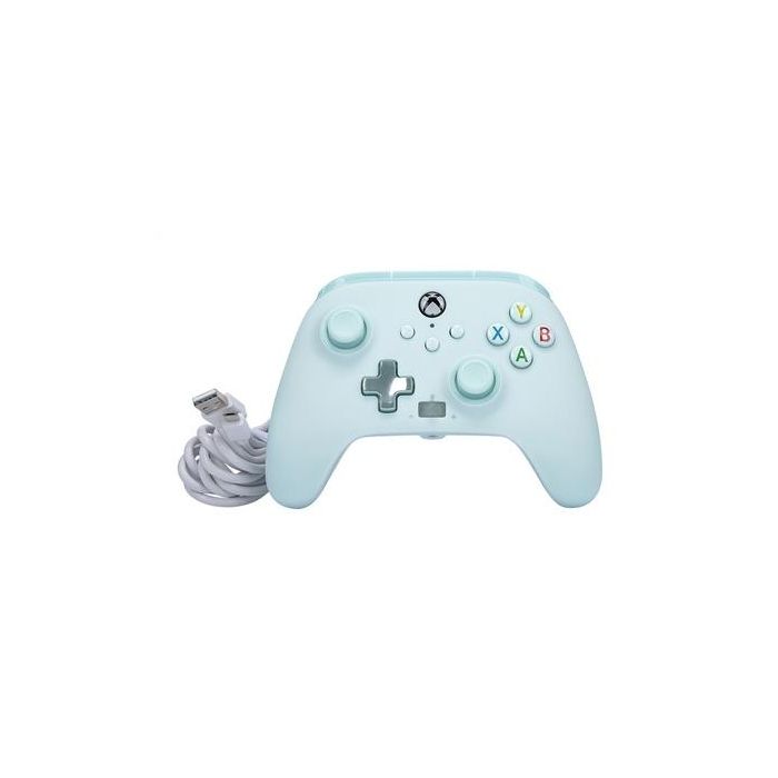 Power A Mando con Cable XBGP0004-01 para Xbox Series X/S Azul Algodón de Azúcar con Licencia Oficial Xbox 4