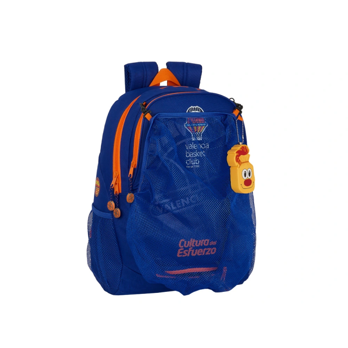 Safta Mochila Adapt.Carro Porta Balon Valencia Basket 32x44x16cm 4