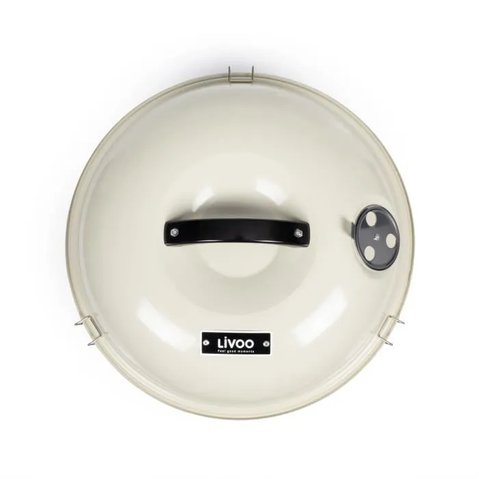 Livoo Barbacoa de Carbón Portátil DOC301 Champán y Negro 4