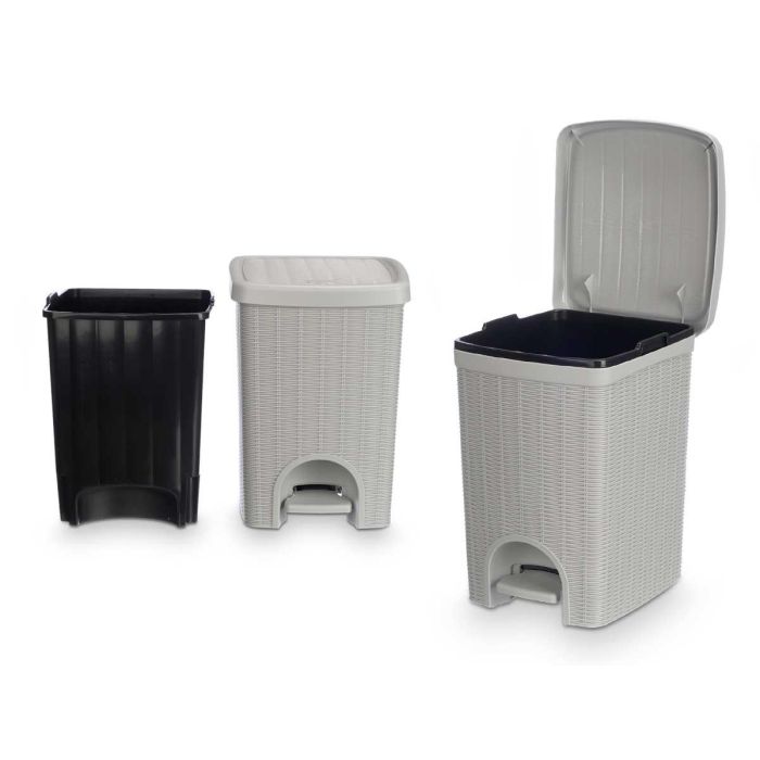 Papelera Elegance Gr Gris Claro 20L Stefanplast 27X38CM (6 Unidades) 1 Papelera Elegance Gr Gris Claro 20L Stefanplast 27X38CM (6 Unidades) 1