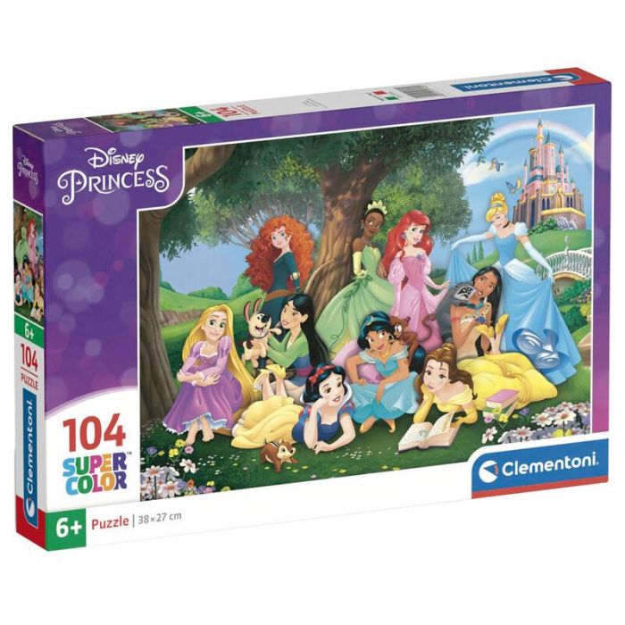 Clementoni Puzzle Princesas Disney 104 Piezas 37,9x26,9cm