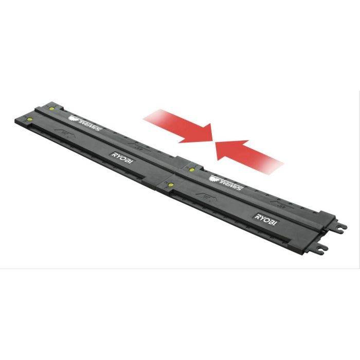 Ryobi RWS1250, RWS1400, RWS1600, RCS1400, RCS1600 Guía de corte 122 cm para sierras circulares con 2 abrazaderas 2