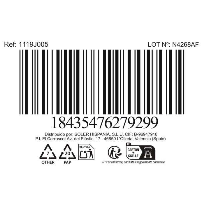 Set de 2 Jarras Eider 435 cc - Inde (12 Cajas) 2 Set de 2 Jarras Eider 435 cc - Inde (12 Cajas) 2