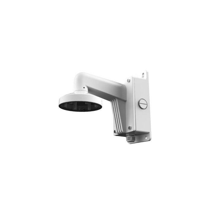 Hikvision Soporte de Pared para Cámaras Domo con Caja de Conexiones de Aleación de Aluminio Blanco