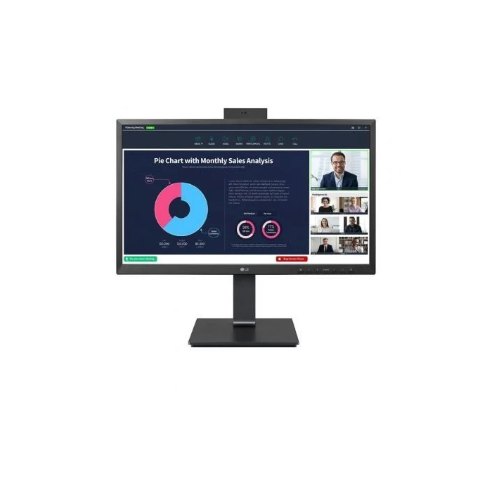 LG Monitor Profesional 24BP75CP-B 23.8" Full HD IPS Webcam USB-C Regulable en Altura Negro 0 LG Monitor Profesional 24BP75CP-B 23.8" Full HD IPS Webcam USB-C Regulable en Altura Negro 0