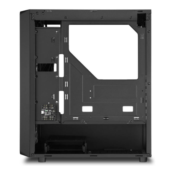 SHARKOON Midi Tower TK4 RGB Negro con Iluminación RGB para PC Gaming ATX, mATX, Mini-ITX y Ventana Lateral